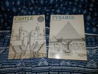 Lot Of 2 David Macaulay Paperback Books "Pyramid" And "Castle"