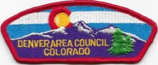 Denver Area Council Strip Cloth Back CSP SAP Boy Scouts of America BSA