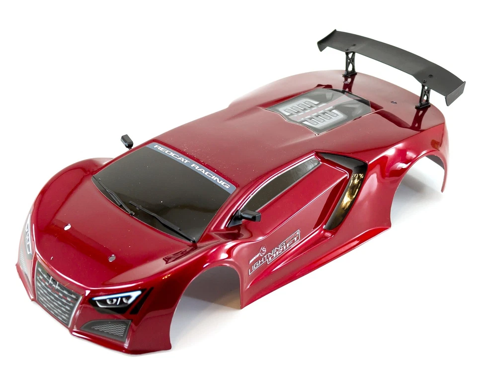 Redcat Racing Lightning EP Drift Metallic Red On-Road Car Body 1:10/200mm R10215 - Image 2 of 2
