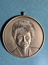 Ada Deer Menominee Indian pendant token 1st woman asst Secretary Indian Affairs