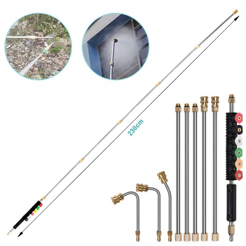 97" 4000PSI Pressure Washer Wand Set Extension Replacement Lance Cleaning Tool - 第 1/8 張圖片