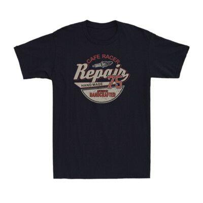 Cafe Racer Repair Biker Motorbike Motorcycle Motorcyclist Vintage Men's T-Shirt