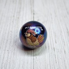 Vintage Pokemon Pidgeotto 17 Marbles Holo Metallic Toy Biz Collectible