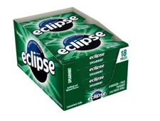 ECLIPSE Spearmint Sugar Free Gum, 18 Pieces  (8 Pack)