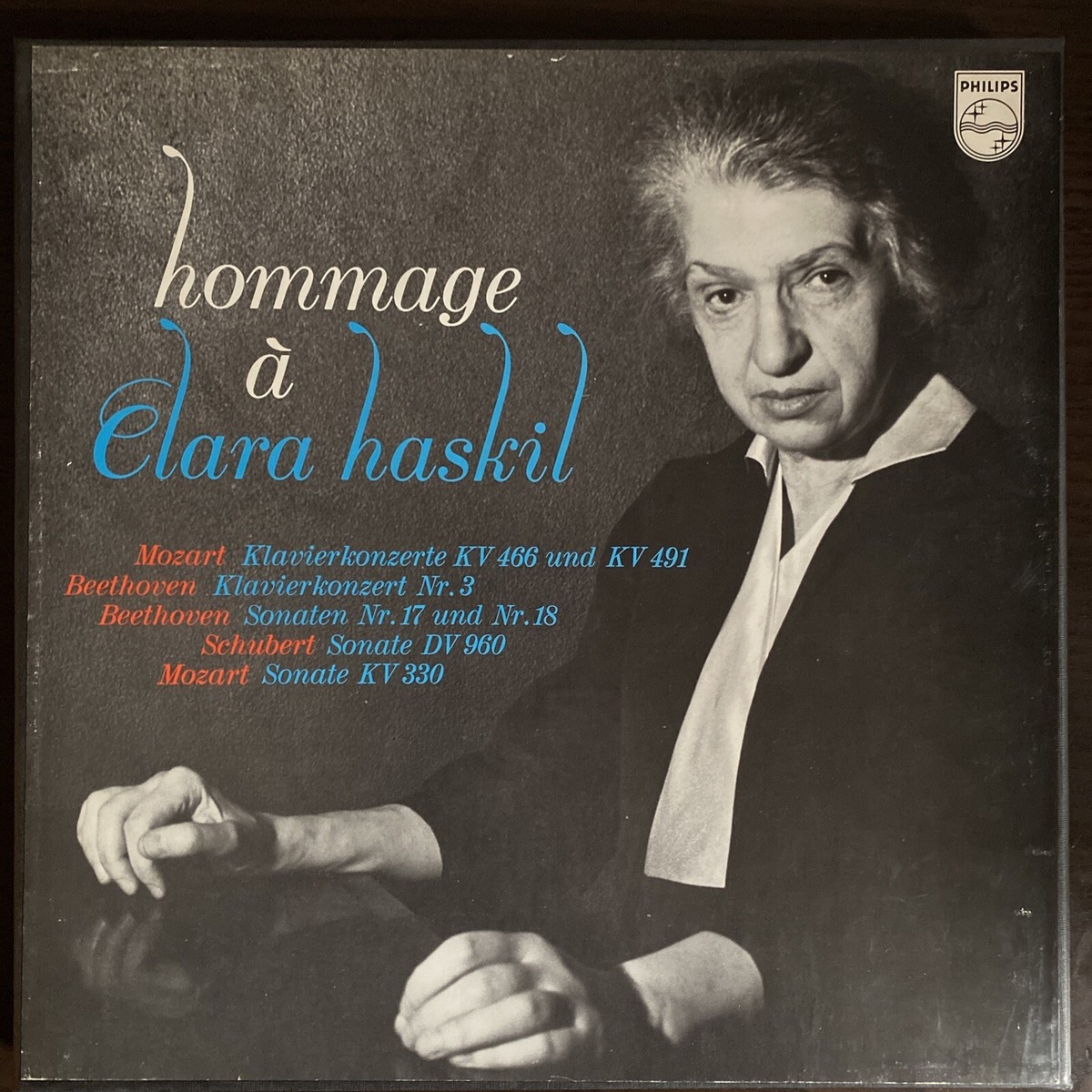 Hommage A Clara Haskil - 4 LP Box Set - With Booklet - Philips 