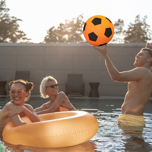 Silent Training Ball Soft Foam Football Indoor/Outdoor Soccer Ball Game No Noise - Picture 4 of 17