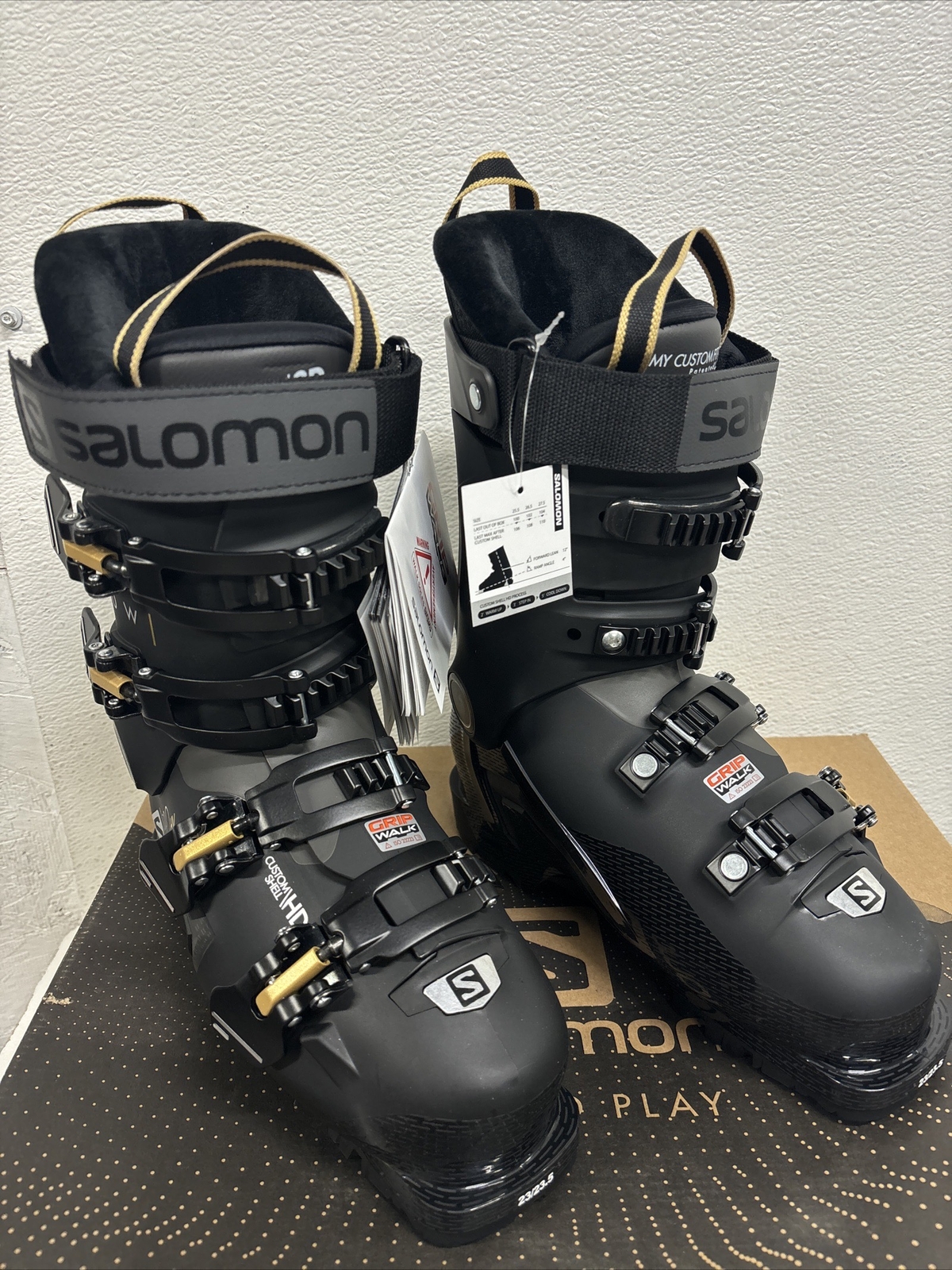 SALOMON SPRO HV 90 GW STIVALI DA SCI DONNA MONDOPOINT 24 24.5 #2R1