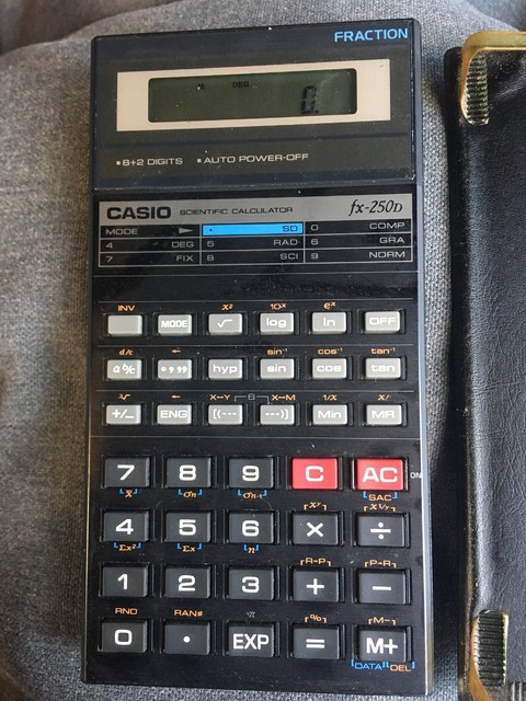 casio fx 825x fraction