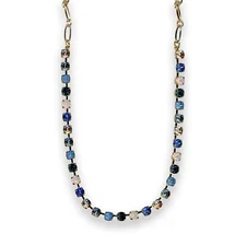 Necklace by Mariana Glamorous Opal and Blue Swarovski Crystals