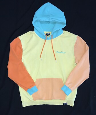 Minecraft Sunwashed Cotton Tommy Innit Sunset Colorblock Hoodie SZ Lg