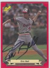 Eric Bell Auto - Signed Autograph 1988 Classic Red #193 - MLB Baltimore Orioles