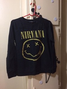 nirvana crop top forever 21