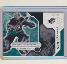 2003-04 UD SPX SPXcitement 131 Jean-Sebastien Giguere /10 Anaheim Ducks