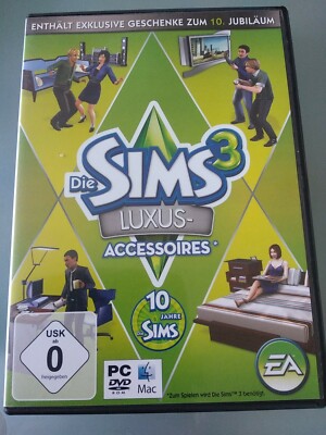 PC DVD-Rom die Sims 3 Luxus Accessoires EA Mac mit exclusiven Geschenken zum 10.