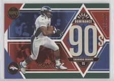 2022 Panini Legacy Decade of Dominance Green 35/100 Shannon Sharpe #DD-5 HOF 0a6