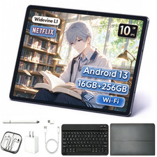 10.1inch 16GB RAM 256GB ROM Android 13 Tablet PC 5G WIFI 8800mAh IPS Touchscreen