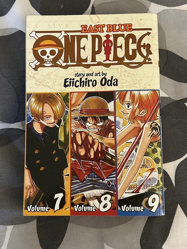 One Piece Manga Series Volumes 7, 8, 9 by Eiichiro Oda
