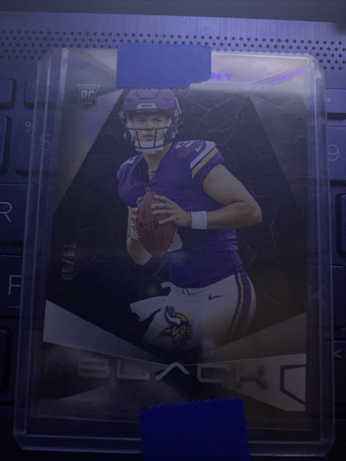 2024 Panini Black Rookies Royal /99 JJ McCarthy #134 Rookie RC