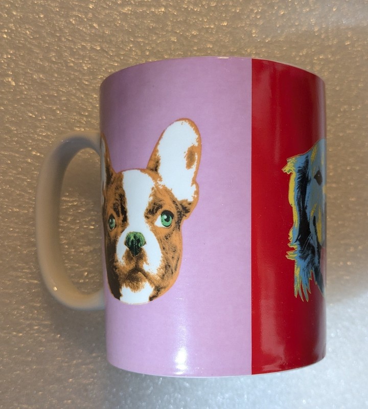 Multiple Dog Breed Coffee Mug Lab, Bull Dog, Chihuahua