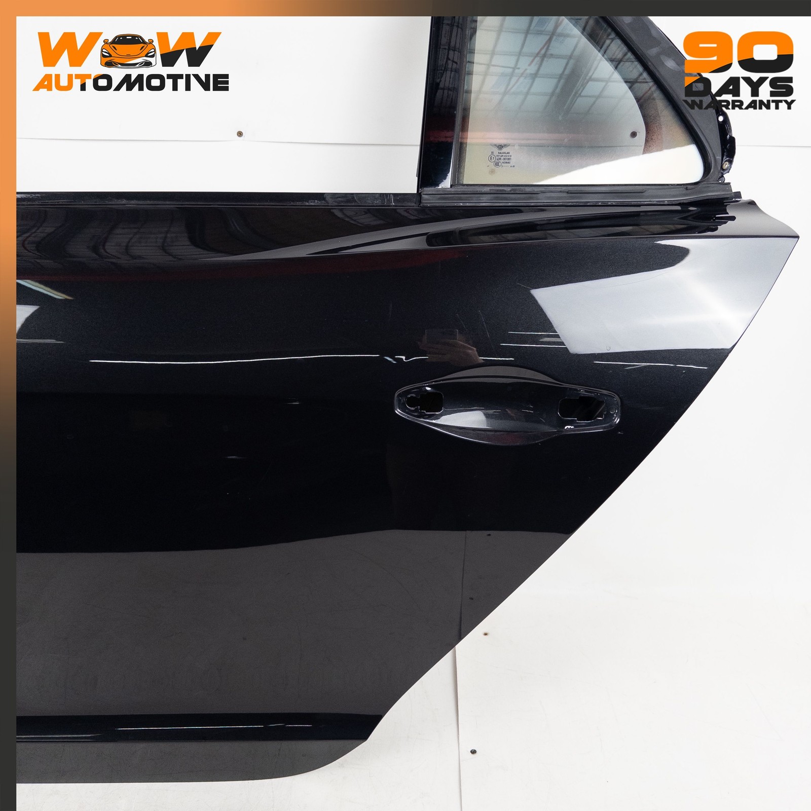 14-19 BENTLEY FLYING SPUR REAR LEFT DRIVER SIDE DOOR SHELL PANEL BLACK OEM
