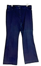 J. Jill Women  s Wide Leg Denim Chino Casual Stretch Size 16 Classic Comfort