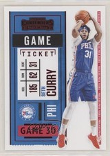 2020-21 Panini Contenders Game Ticket Red Seth Curry #64 kr0