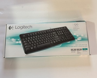 Logitech K120 USB Keyboard Clavier for PC - Black - Wired - 920-003258