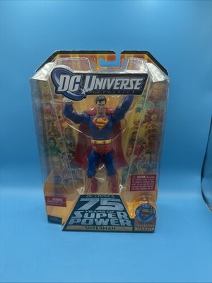 DCUC DC Universe classics Superman 75 Years Of Super Power Action Figure And Pin