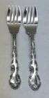 2 GORHAM STRASBOURG STERLING SILVER SALAD FORKS - 6 3/8”, No Monogram