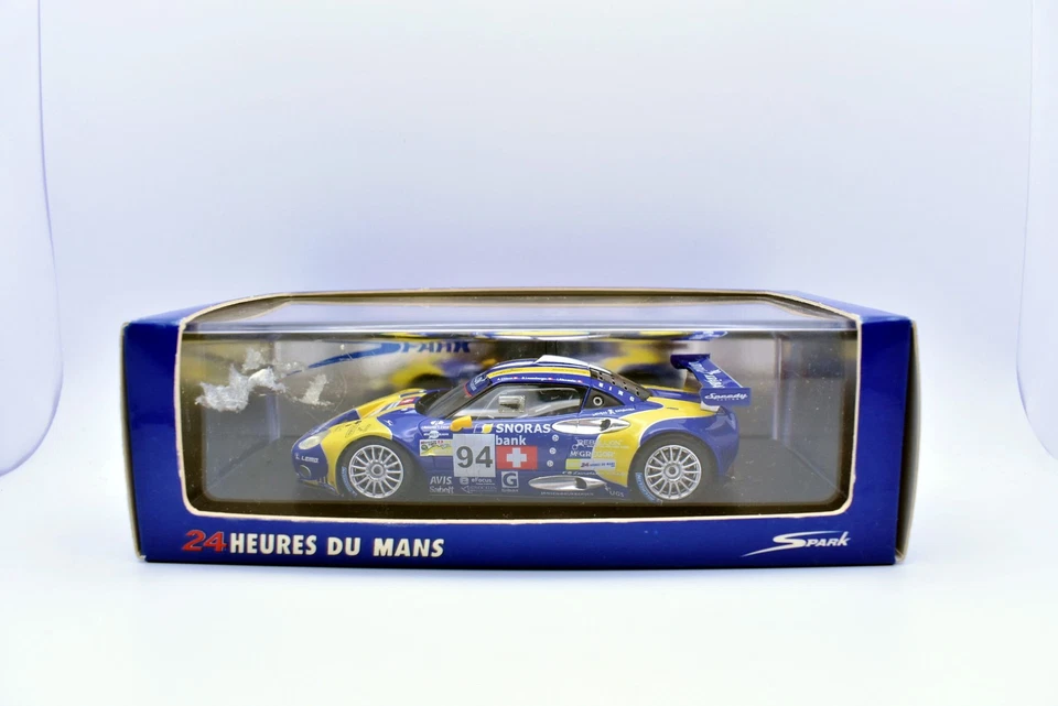 Modellino auto racing 1:43 spyker C8 laviolette GT2R speedy Spark modellismo - Immagine 2 di 4