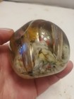Antique Art Glass Flower Frog Paperweight Ink Pen Holder Desk Accent  — photo 5