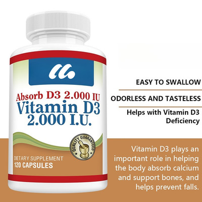 Vitamin D3 Supplement - Balance Bone Density,Supports Joint Health