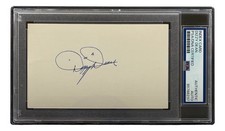 Dizzy Dean Signed Index Card St. Louis Cardinals PSA/DNA