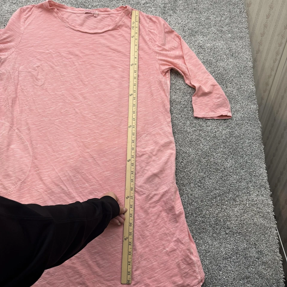 Vestido Fresh Produce Para Mujer 1X Rosa Bolsillos Costa Abuela Lagenlook Algodón EE. UU. Foto 4 de 4