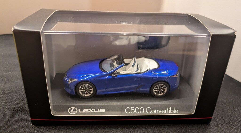 Kyosho 1/43 Lexus LC500 Convertible Structural Blue KS03902B