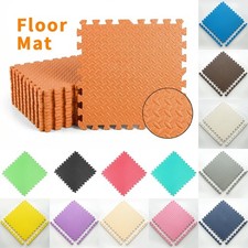 EVA Interlocking Foam Floor Mats 60x60cm 10mm Thick Gym Flooring /Play Mat Tiles