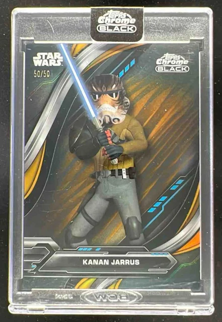 2024 Topps Chrome Black Star Wars Anime Short Prints Gold #SP-5 Kanan Jarrus /50