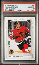 CONNOR BEDARD 2023 Upper Deck O-Pee-Chee OPC Glossy ROOKIE #R47 PSA 10