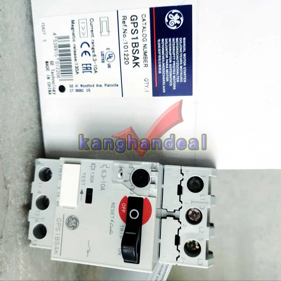 Neu 1PC Für GE Motor Schalter GPS1BSAK 6.3-10A