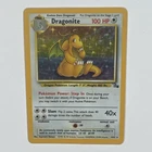 Dragonite 4/62 Holo Rare Fossil Set Pokémon Card WOTC Vintage 1999 MP