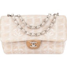 Chanel Travel Line Monogram Single Flap Shoulder Bag Coco CC Tasche