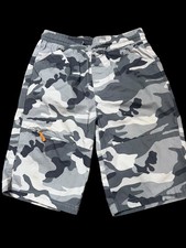 Wonder Nation Youth Boy s Gray Camo Shorts Size 14/16