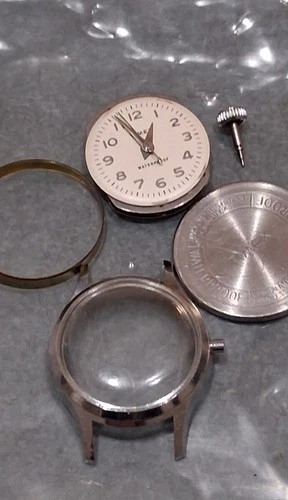 Womens Vintage Rare Timex Sportster Manual Wind Dustproof Watch PARTS OR REPAIR!