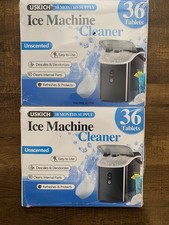 USKICH Ice Machine Cleaner Descaler Tablets - 72 Pack Ice Maker Cleaner - Sealed