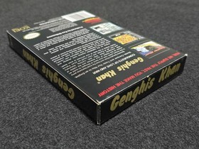 NES Nintendo GENGHIS KHAN Near Mint Complete CIB Box Game KOEI Poster Reg Card