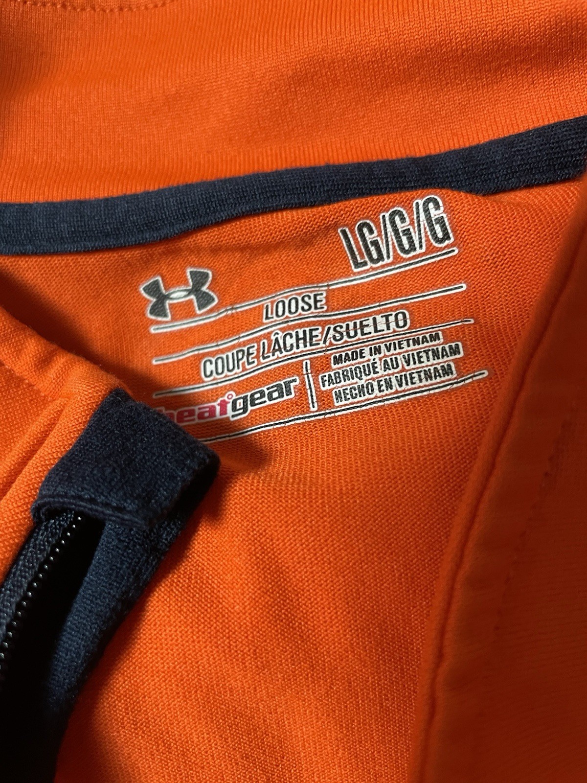 Under Armor Men’s Large Pullover. Orange - image 2