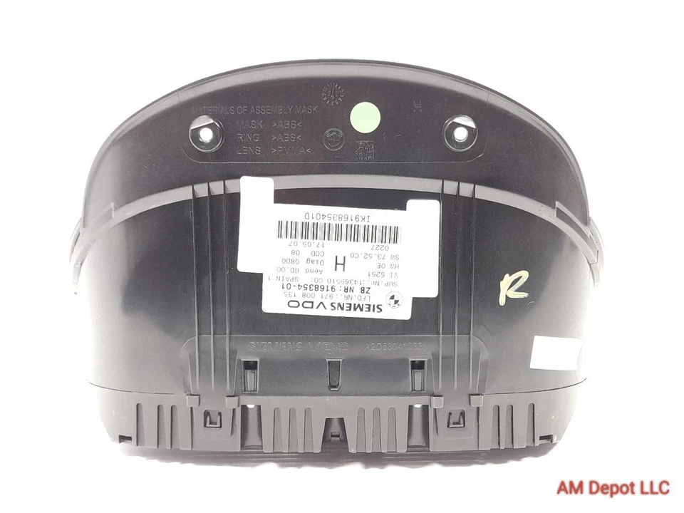 Cuadro de instrumentos velocímetro BMW 335i 335xi 328xi 328i E90 2007 9166858 Foto 4 de 4