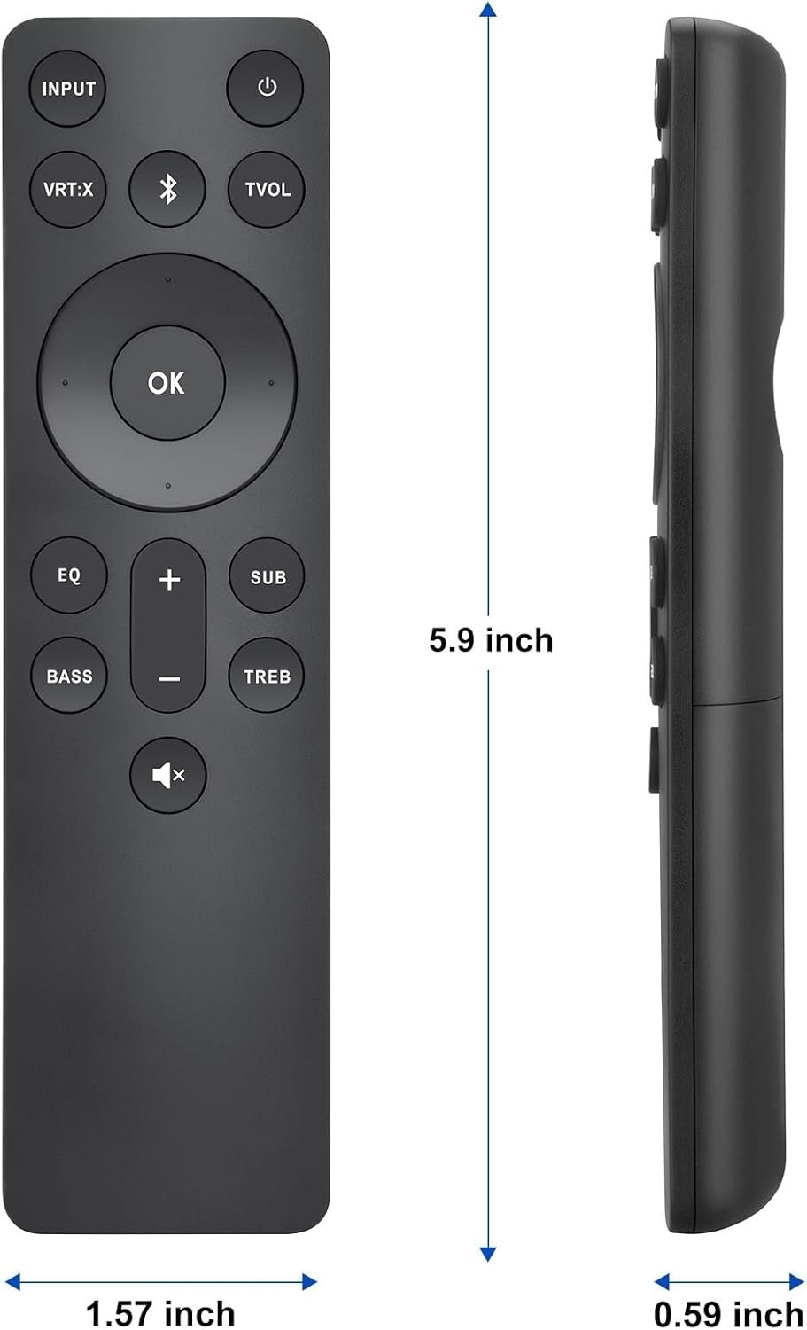 Universal Compatibility Remote for Various VIZIO Sound Bars - Easy Operation