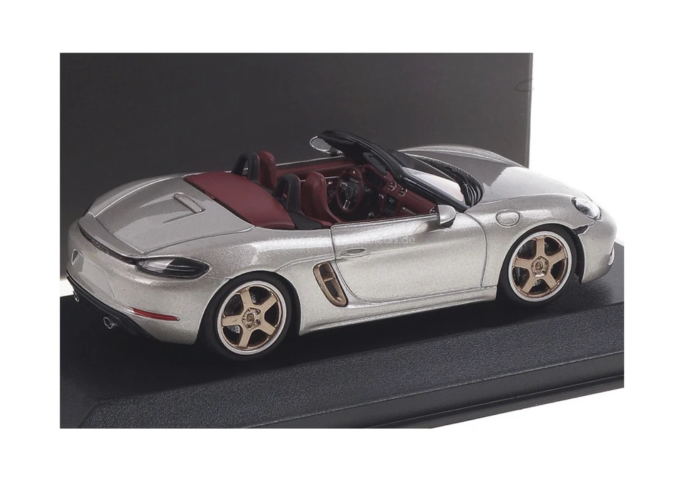 Porsche Boxter Gts type 982 gris metal ‘’25 Jahre’’ 2021 - Minichamps Porsche - Photo 4/4