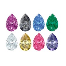 Swarovski Zirconia Pear Cut Loose Cubic Zirconia Gemstones - Jewelry Making